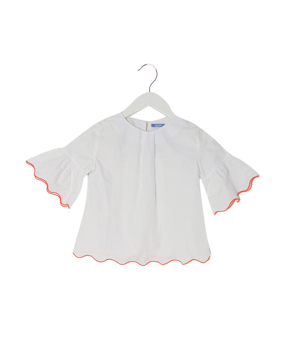 Jacadi White Long Sleeve Top 5T at Retykle Singapore