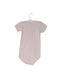 A Pink Short Sleeve Bodysuits from Petit Bateau in size 12-18M for girl. (Back View)