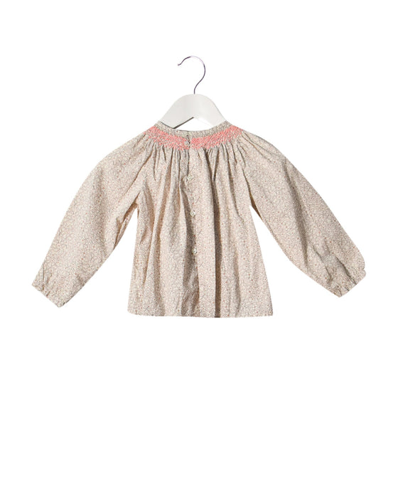 Bonpoint Long Sleeve Floral Top 2T