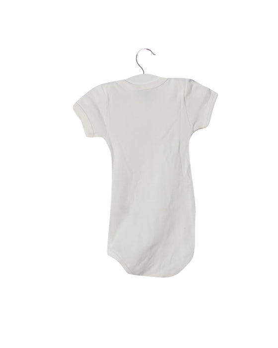 A White Bodysuits from Petit Bateau in size 6M for neutral. (Back View)