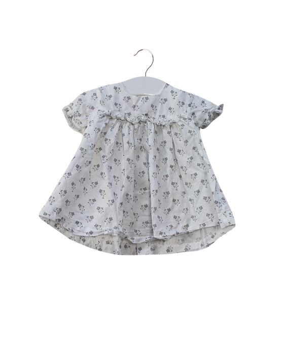 Petit Bateau Short Sleeve Top and Bloomers 3M
