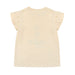 Beige Jelly Mallow Short Sleeve Top 4T - 9Y at Retykle Singapore