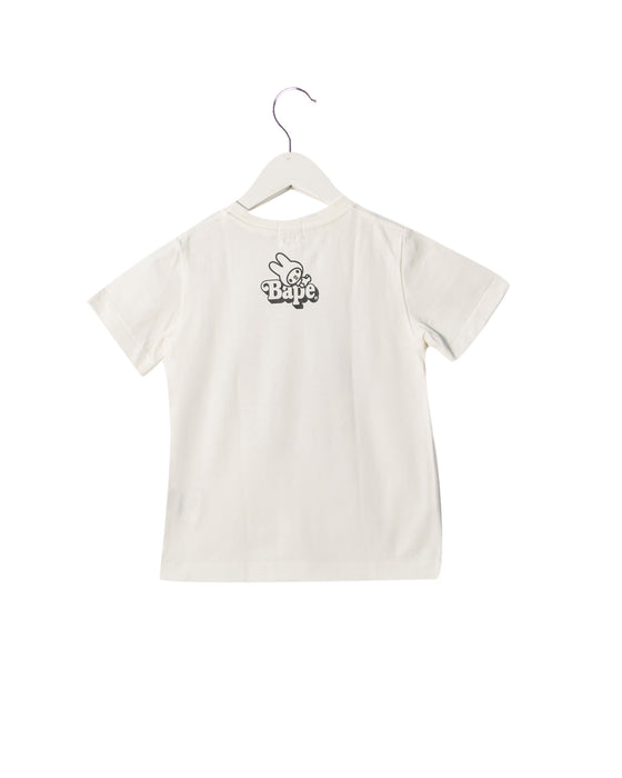 White BAPE KIDS T-Shirt 4T at Retykle Singapore