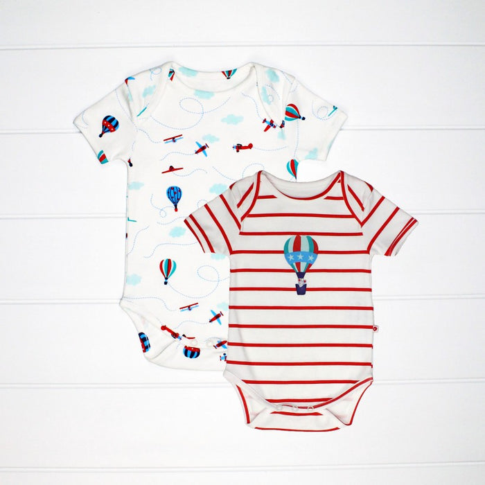 Piccalilly Fly the Sky Bodysuit Newborn - 12M