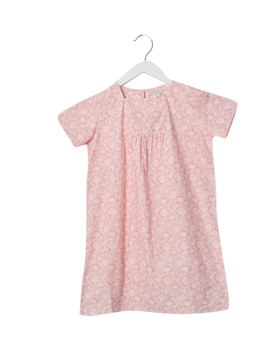 Club Cinq Pink Floral Short Sleeve Dress 9Y - 10Y