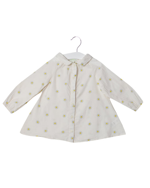 White Margherita Floral Shirt 2T at Retykle Singapore