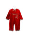 A Red Long Sleeve Jumpsuits from Mides in size 6-12M for girl. (Front View)