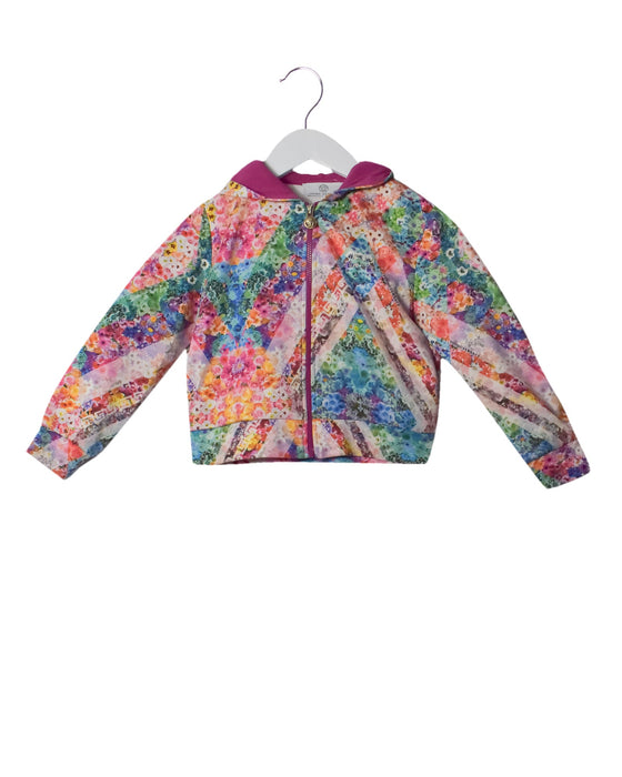 Young Versace Floral Hooded Lightweight Jacket 4T