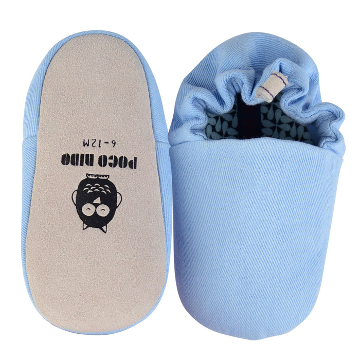 Poco Nido Sherbet Blue Slip Ons 6M - 18M