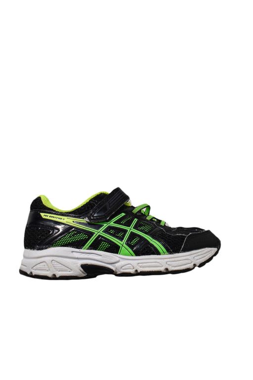 A Green Sneakers from ASICS in size 5T for neutral. (Front View)