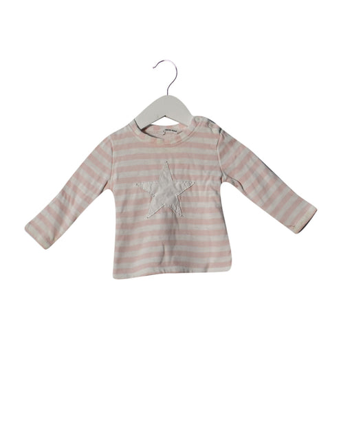 A Pink Long Sleeve Tops from Country Road in size 6-12M for girl. (Front View)