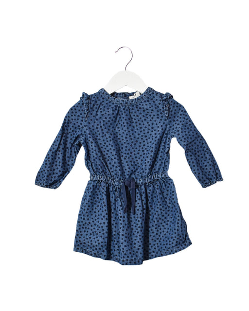 A Blue Long Sleeve Dresses from Country Road in size 12-18M for girl. (Front View)