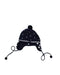 A Navy Winter Hats from Jacadi in size 3-6M for girl. (Front View)