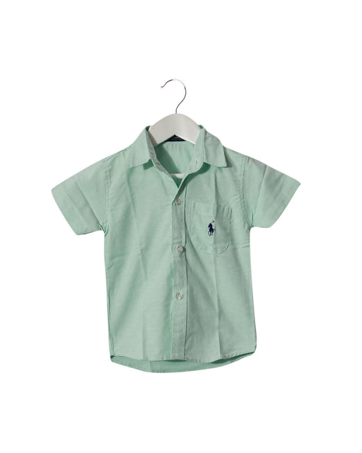 A Green Short Sleeve Tops from Polo Ralph Lauren in size S for boy. (Front View)