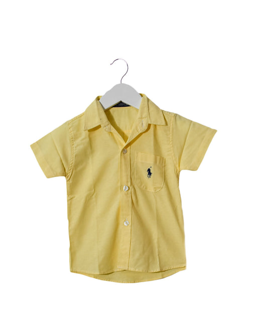 A Yellow Short Sleeve Tops from Polo Ralph Lauren in size S for boy. (Front View)