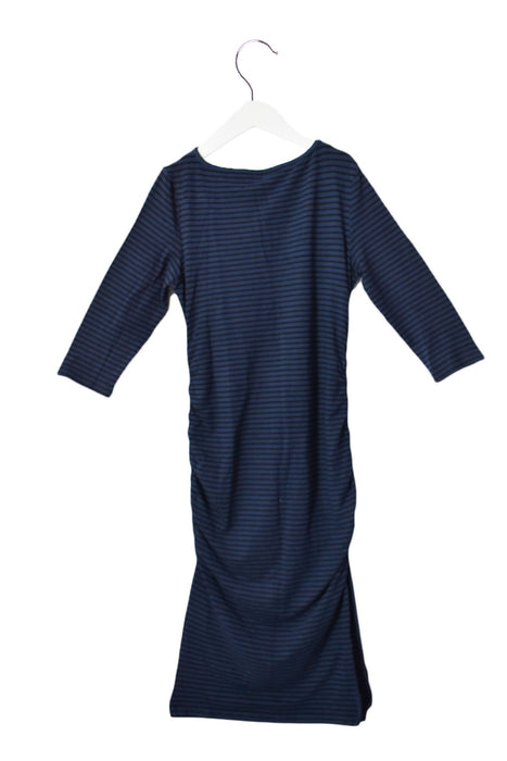 A Navy Long Sleeve Dresses from Kimi + Kai in size S for maternity. (Back View)