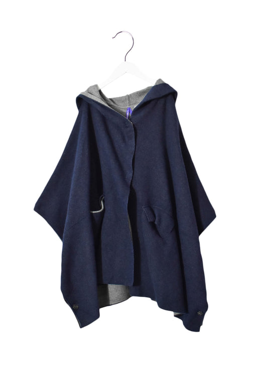A Navy Capes & Ponchos from Seraphine in size S for maternity. (Front View)