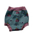A Blue Swim Diapers from Splash About in size XXL for girl. (Front View)