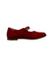 A Red Flats from La Coqueta in size 6T for girl. (Front View)