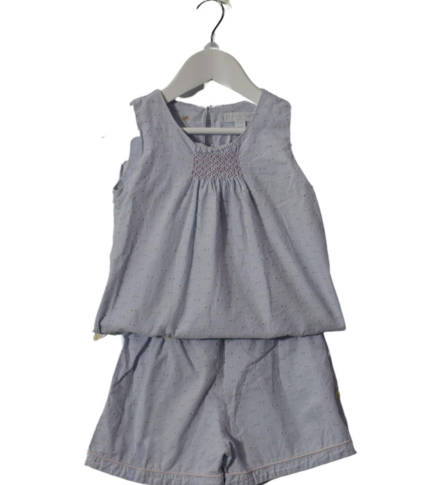 A White Pyjama Sets from The Little White Company in size 3T for girl. (Front View)