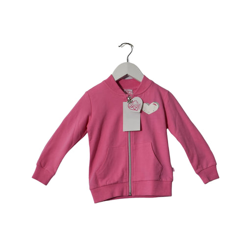 A Pink Lightweight Jackets from Chicco in size 3T for girl. (Front View)