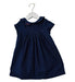 A Navy Short Sleeve Dresses from Jacadi in size 18-24M for girl. (Front View)