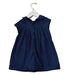 A Navy Short Sleeve Dresses from Jacadi in size 18-24M for girl. (Back View)