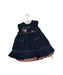 A Blue Sleeveless Dresses from Sergent Major in size 3-6M for girl. (Front View)