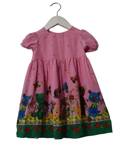 A Green Short Sleeve Dresses from Gucci in size 12-18M for girl. (Front View)