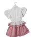 A Pink Short Sleeve Dresses from Jessie and James in size 8Y for girl. (Back View)
