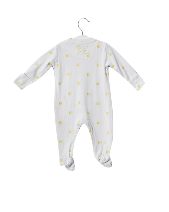 A White Jumpsuits from Jojo Maman Bébé in size 3-6M for neutral. (Back View)