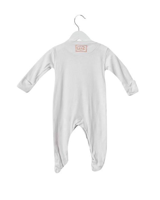 A White Jumpsuits from Jojo Maman Bébé in size 6-12M for neutral. (Back View)