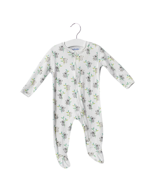 A White Jumpsuits from Jojo Maman Bébé in size 6-12M for neutral. (Front View)