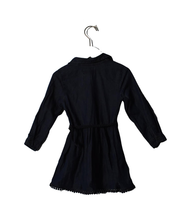 A Blue Long Sleeve Dresses from Orchestra in size 3T for girl. (Back View)