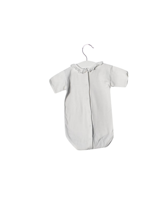 A White Bodysuits from Babidu in size 12-18M for girl. (Back View)