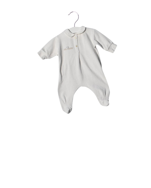 A White Long Sleeve Jumpsuits from Poème in size 3-6M for neutral. (Front View)