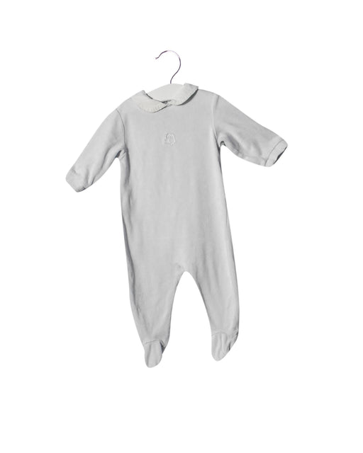 A Blue Long Sleeve Jumpsuits from Bout'Chou in size 3-6M for neutral. (Front View)