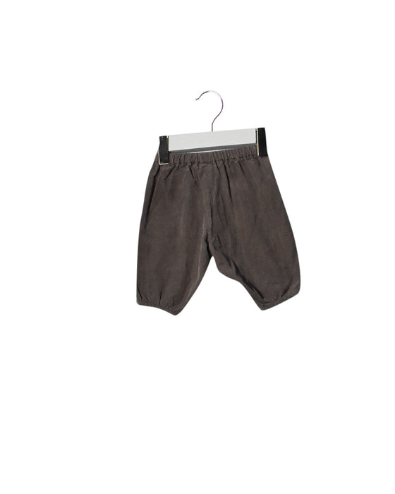 A Taupe Casual Pants from Bonpoint in size 0-3M for boy. (Front View)