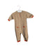 A Brown Long Sleeve Jumpsuits from Chateau de Sable in size 0-3M for boy. (Front View)