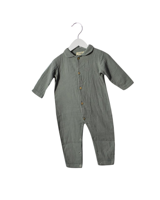 A Green Long Sleeve Jumpsuits from Frangin Frangine in size 3T for neutral. (Front View)