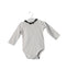 A Blue Long Sleeve Bodysuits from Jacadi in size 6-12M for boy. (Front View)