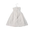 A White Sleeveless Dresses from Cyrillus in size 3-6M for girl. (Back View)