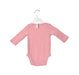 A Pink Long Sleeve Bodysuits from Boden in size 3-6M for girl. (Back View)