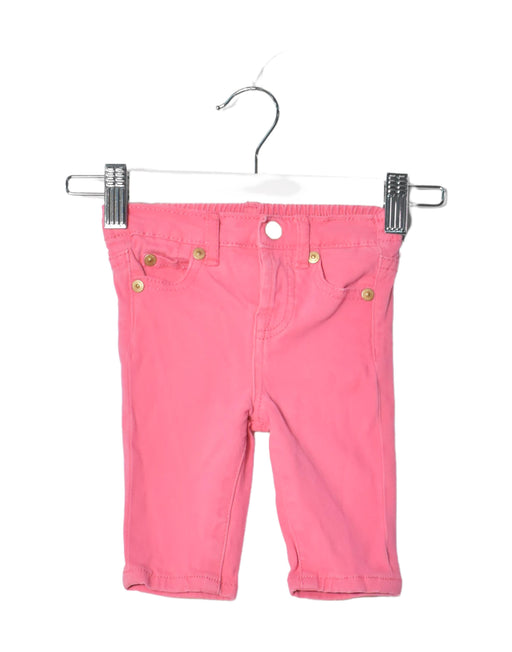 A Pink Casual Pants from 7 For All Mankind in size 0-3M for girl. (Front View)