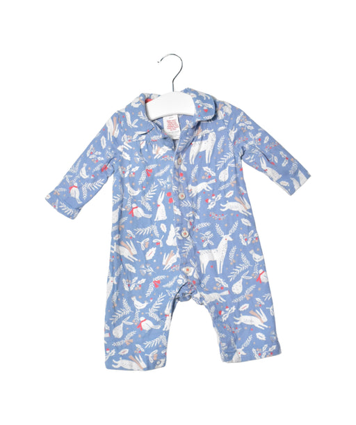 A Blue Long Sleeve Jumpsuits from Boden in size 0-3M for neutral. (Front View)