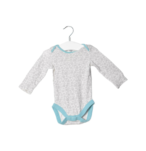 A Grey Long Sleeve Bodysuits from Boden in size 3-6M for neutral. (Front View)