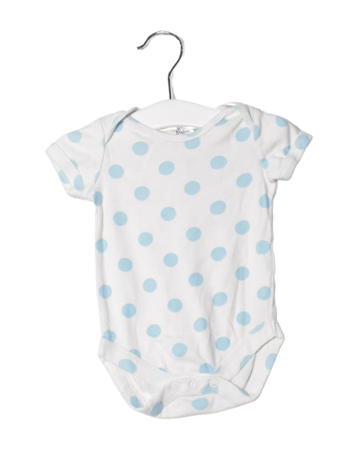 A White Short Sleeve Bodysuits from Boden in size 3-6M for neutral. (Front View)