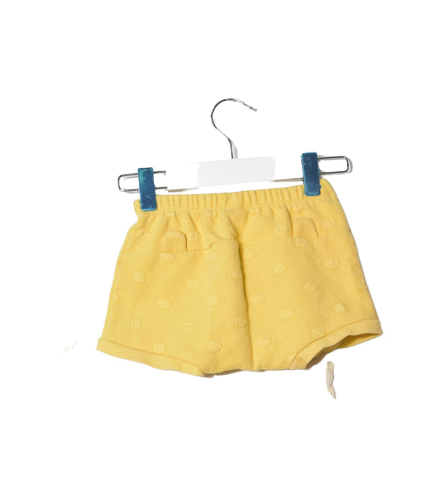 A Yellow Shorts from Seed in size 3-6M for girl. (Back View)