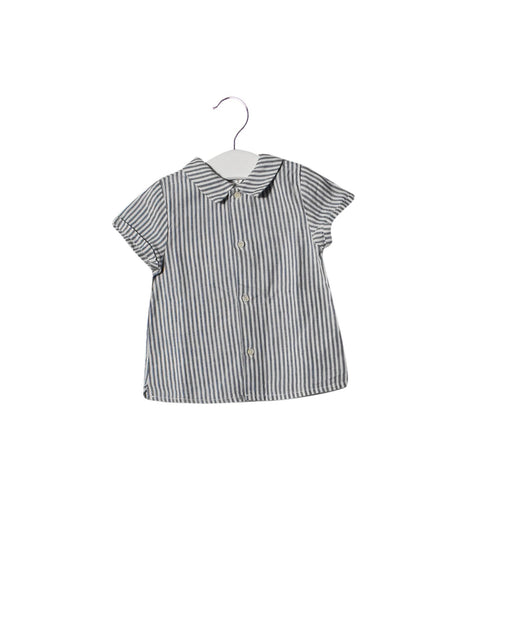 A White Short Sleeve Tops from Mayoral in size 12-18M for girl. (Front View)