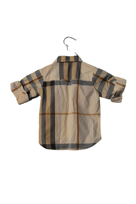 A Beige Shirts from Burberry in size 6-12M for boy. (Back View)